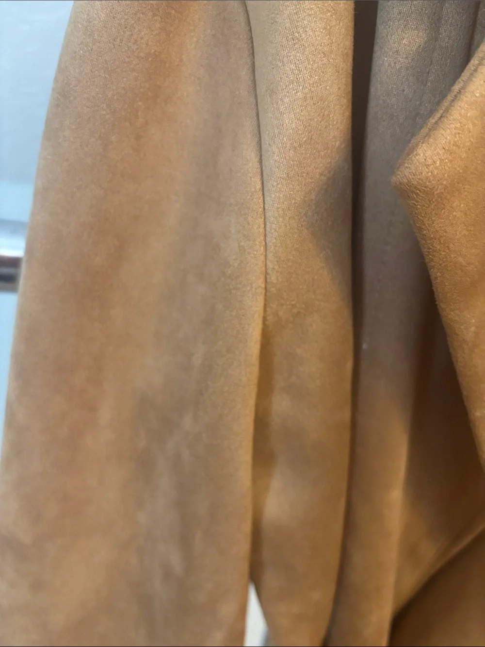 Tween faux suede coat NWOT